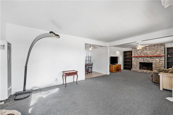 Fireplace, Interior, Stone Walls