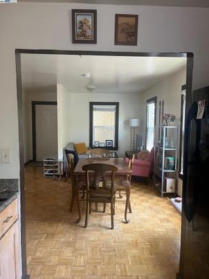Dining room, Interior, Wood Texture Flooring