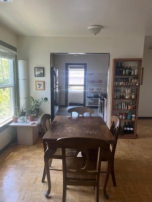 Dining room, Interior, Wood Texture Flooring