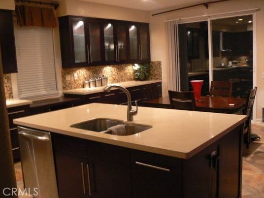 Dining room, Interior, Kitchen, Recessed Lighting, Stainless Steel Appliances
