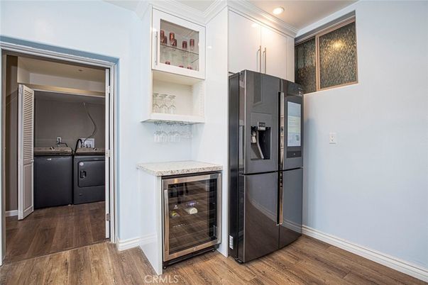 Interior, Recessed Lighting, Utility Closets, Washer, Wood Texture Flooring