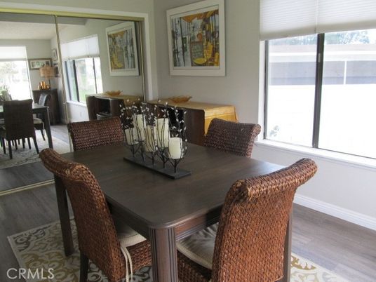 Dining room, Interior, Wood Texture Flooring