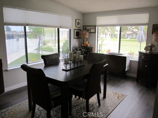 Dining room, Interior, Wood Texture Flooring