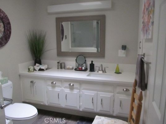 Bathroom, Dual Sink Vanities, Interior, Wood Texture Flooring