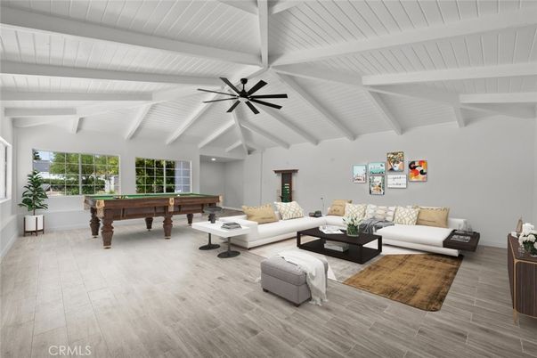 Billiard Table, Game Room, Interior, Living room, Wood Texture Flooring