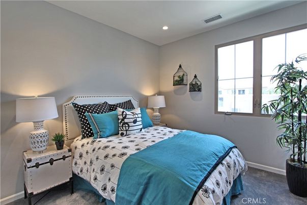Bedroom, Interior, Recessed Lighting