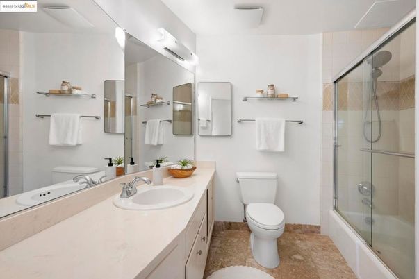 Bathroom, Dual Sink Vanities, Glass Shower, Interior