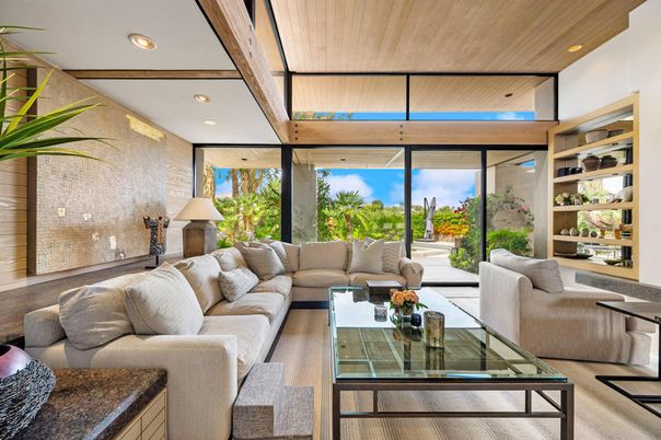 Interior, Living room, Recessed Lighting, Wooden Ceilings