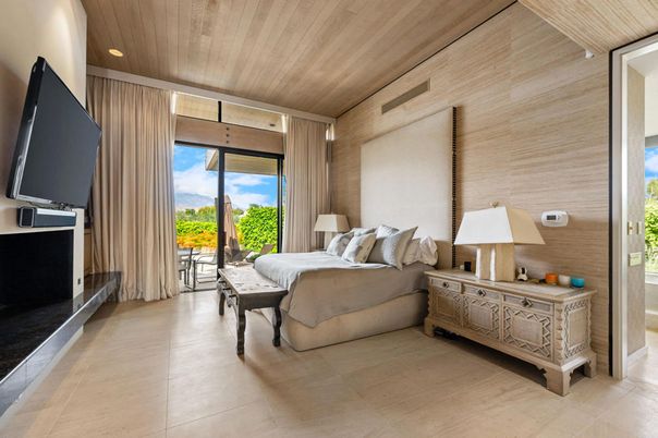 Bedroom, Interior, Recessed Lighting, Wooden Ceilings, Wooden Walls