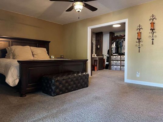 Bedroom, Interior, Recessed Lighting