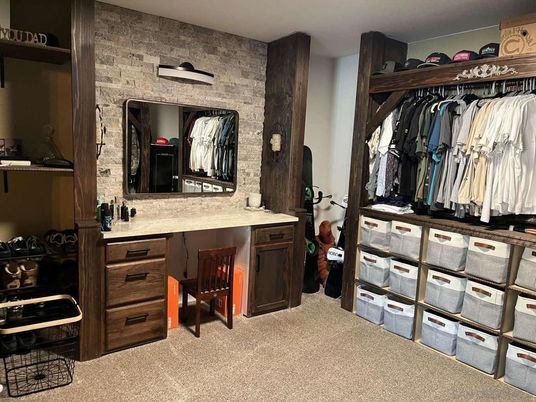 Interior, Stone Walls, Walk-in Closets
