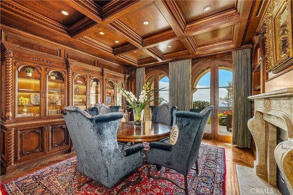 Fireplace, Interior, Living room, Recessed Lighting, Wooden Beams, Wooden Ceilings, Wood Texture Flooring, Wooden Walls