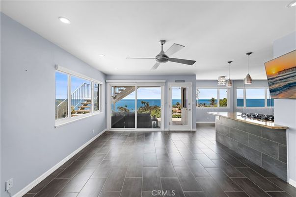 Interior, Pendant Lights, Recessed Lighting, Water, Wood Texture Flooring