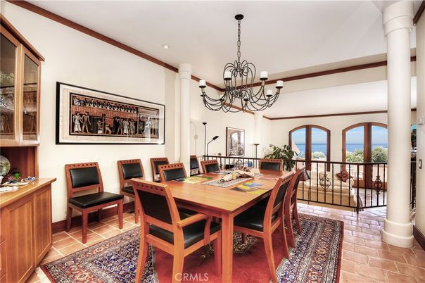 Chandelier, Dining room, Interior, Recessed Lighting