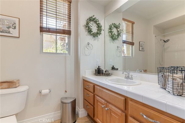 Bathroom, Dual Sink Vanities, Interior, Tile Countertops