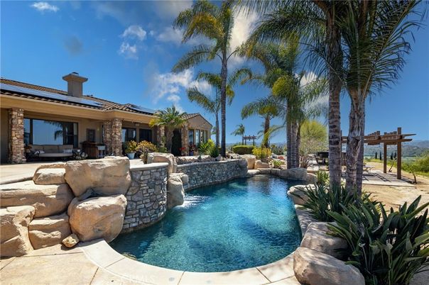 Exterior, Pool, Solar Panels