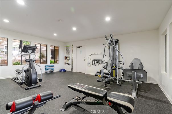 Fitness Equipment, Interior, Recessed Lighting