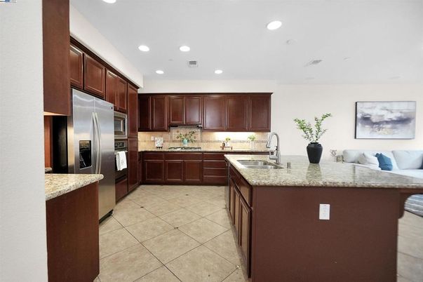 Interior, Kitchen, Recessed Lighting, Stainless Steel Appliances