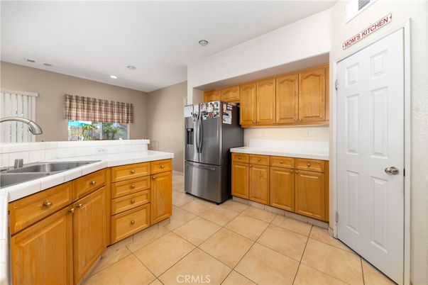 Interior, Kitchen, Recessed Lighting, Tile Countertops