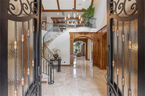 Chandelier, Interior, Recessed Lighting, Wooden Beams