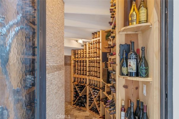 Interior, Stone Walls, Wine Storage