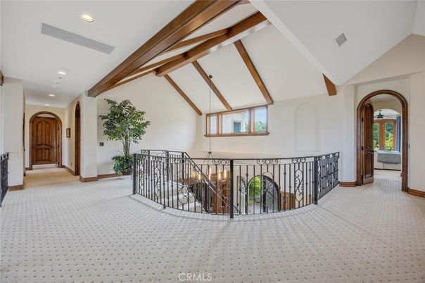 Interior, Recessed Lighting, Wooden Beams