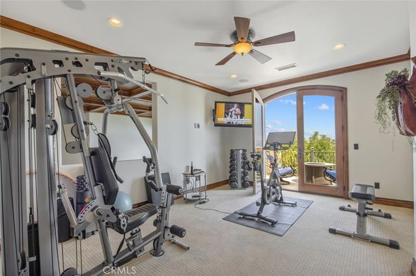 Fitness Equipment, Interior, Recessed Lighting