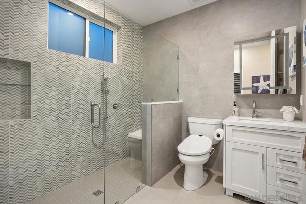 Bathroom, Glass Shower, Interior