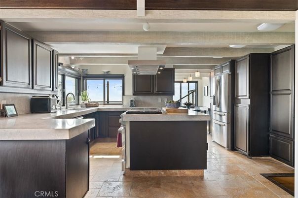 Interior, Kitchen, Wooden Beams