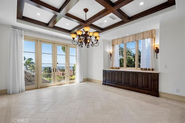 Chandelier, Interior, Recessed Lighting, Wooden Beams