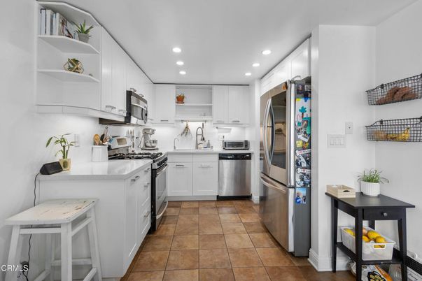 Interior, Kitchen, Recessed Lighting, Stainless Steel Appliances