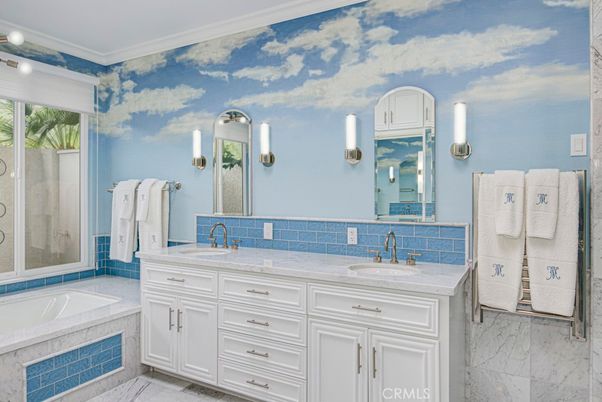 Bathroom, Dual Sink Vanities, Interior, Marble