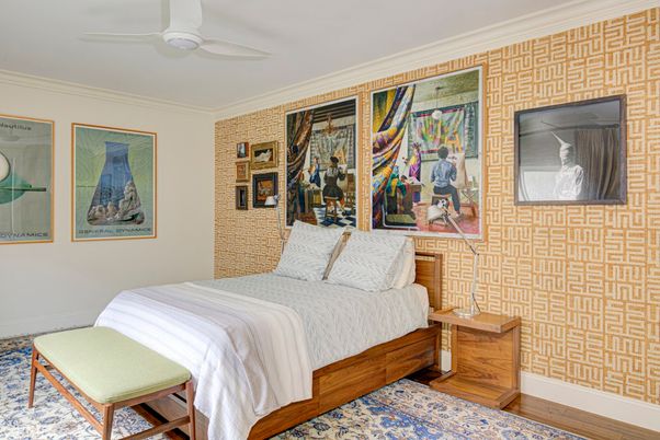 Bedroom, Interior, Wood Texture Flooring