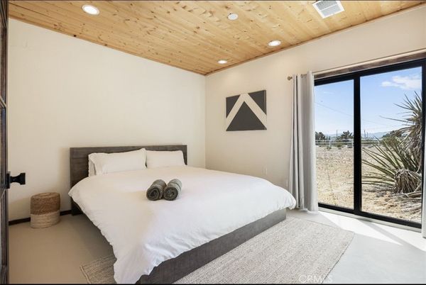 Bedroom, Interior, Recessed Lighting, Wooden Ceilings
