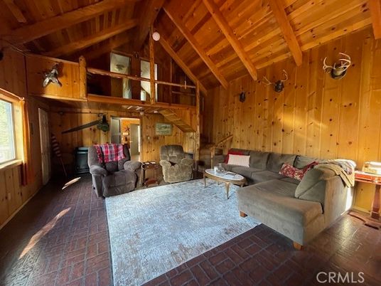 Interior, Living room, Wooden Beams, Wooden Ceilings, Wooden Walls