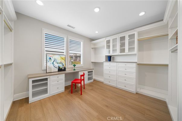 Interior, Recessed Lighting, Walk-in Closets, Wood Texture Flooring