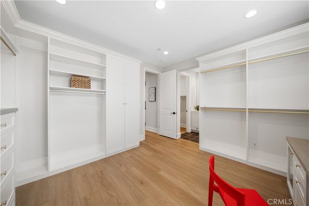 Interior, Recessed Lighting, Walk-in Closets, Wood Texture Flooring