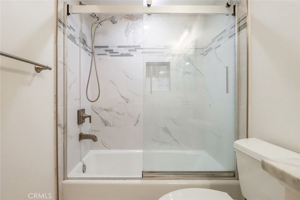 Bathroom, Glass Shower, Interior, Marble Walls