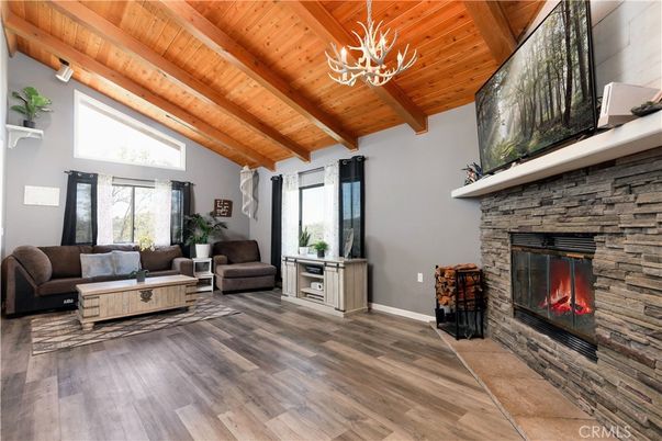 Fireplace, Interior, Living room, Wooden Beams, Wooden Ceilings, Wood Texture Flooring