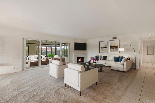 Fireplace, Interior, Living room, Recessed Lighting
