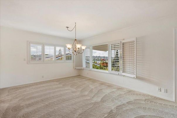 Chandelier, Empty room, Interior