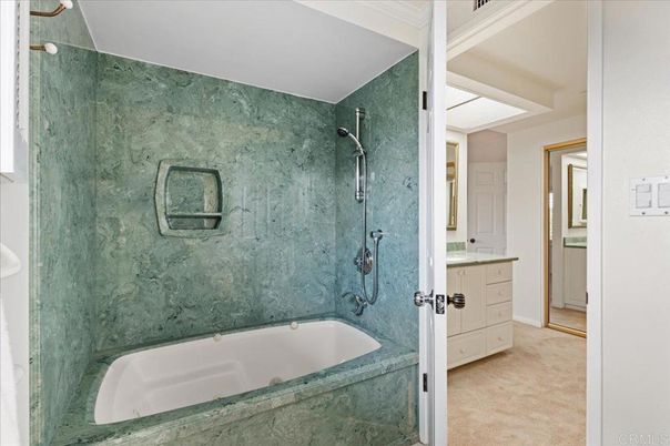 Bathroom, Glass Shower, Interior, Marble Walls