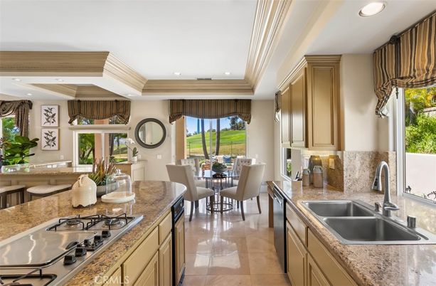 Dining room, Interior, Kitchen, Recessed Lighting, Stainless Steel Appliances