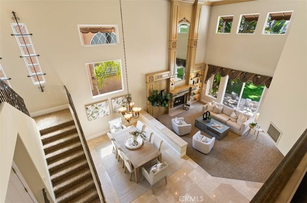 Dining room, Fireplace, Interior, Living room