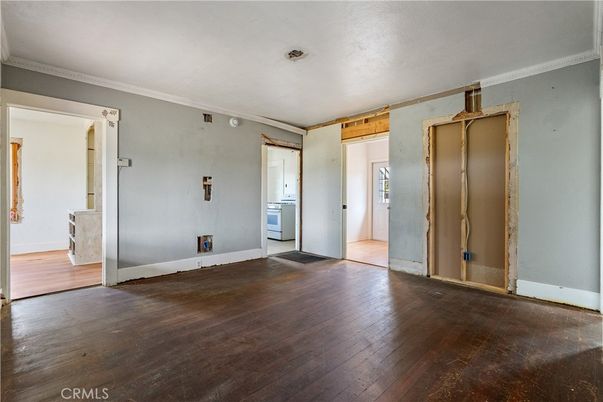Empty room, Interior, Wood Texture Flooring