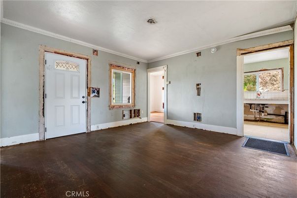 Empty room, Interior, Wood Texture Flooring