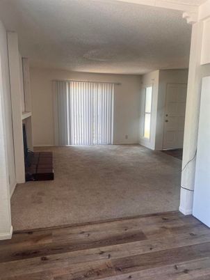 Empty room, Fireplace, Interior, Wood Texture Flooring