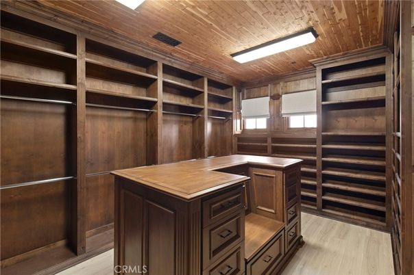 Interior, Walk-in Closets, Wooden Ceilings, Wood Texture Flooring, Wooden Walls