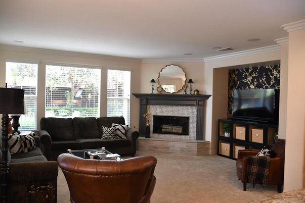Fireplace, Interior, Living room
