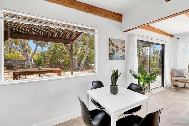 Dining room, Interior, Wood Texture Flooring